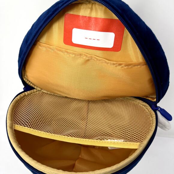 Child Blue & Gray Plush Cartoon Penguin Backpack Two Zipper Kid - Picture 5 of 10